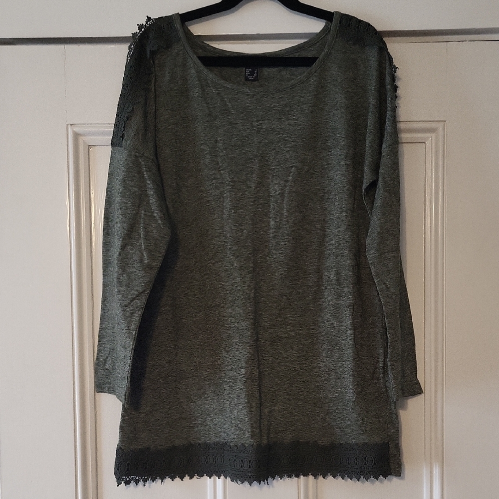 Atmosphere Green Long Sleeve Top